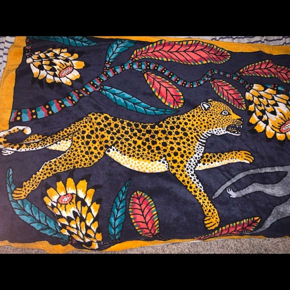 Hermes Other - Hermès leopard savannah dance beach towel.
